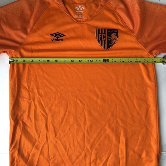 Umbro Manchester MCMXXIV FC Orange Men's Soccer Jersey Size Small - Picture 4 of 12
